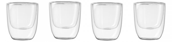 Pohár BASIC Glas Double Wall 190 ml - set 4 ks (321235)