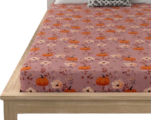 Plachta z mikrovlákna PUMPKINS ROSAVIE staroružová 90x200 cm