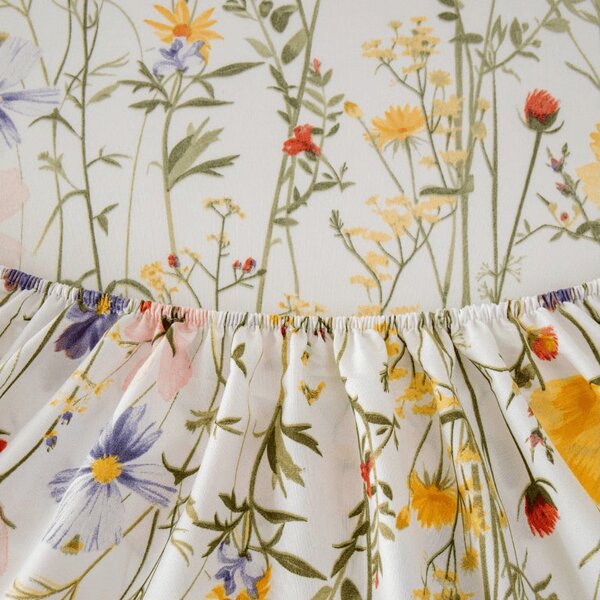 Obliečka z mikrovlákna WILDFLOWERS farebná 90x200 cm