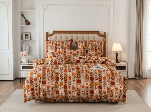 Obliečky z mikrovlákna PUMPKIN STRIPES farebné Rozmer obliečky: 70 x 90 cm | 140 x 200 cm