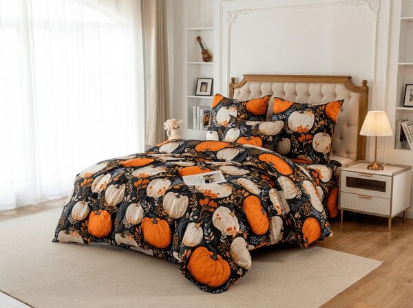Obliečky z mikrovlákna MAGIC PUMPKIN farebné Rozmer obliečky: 70 x 90 cm | 140 x 200 cm