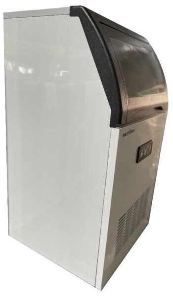 Výrobník ľadu BestBerg BBCM-55 / 275 W / 55 kg/24 hod. / biely