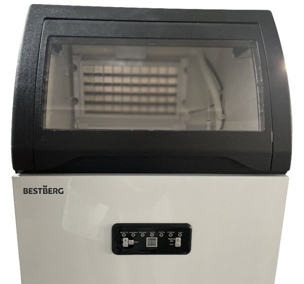 Výrobník ľadu BestBerg BBCM-55 / 275 W / 55 kg/24 hod. / biely