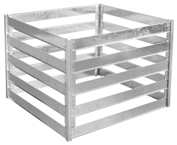 Záhradný kompostér BestBerg KKB-1 / oceľ / 0,8 m² / strieborná