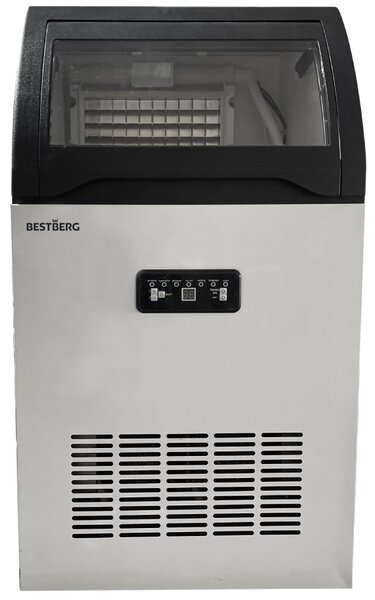 Výrobník ľadu BestBerg BBCM-55 / 275 W / 55 kg/24 hod. / biely