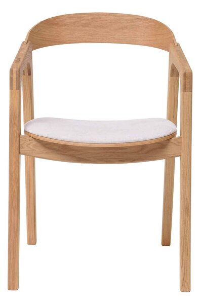 Stolička s podrúčkami Brando biela