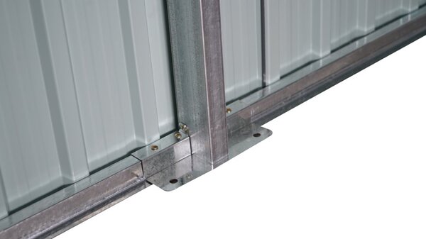 Záhradný domček BestBerg ZCH-4AB / 4,5 m² / 259 x 172 x 222 cm / sivá/biela