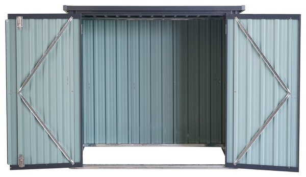 Záhradný domček BestBerg ZS1-1A / 1,3 m² / 147 x 86 x 134 cm / sivá