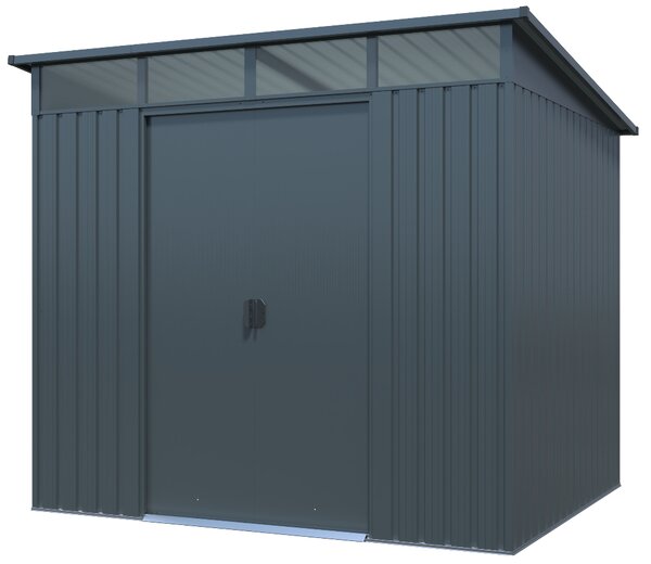 Zahradní domek BestBerg ZDSL-6S / 6,6 m² / 238 x 279 x 203 cm / světle šedá