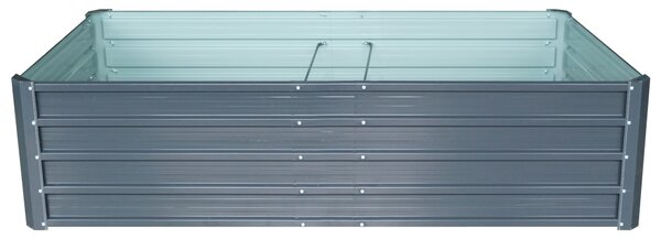 Vyvýšený záhradný záhon BestBerg VZ-800A / 800 l / 180 x 90 x 47 cm / sivá