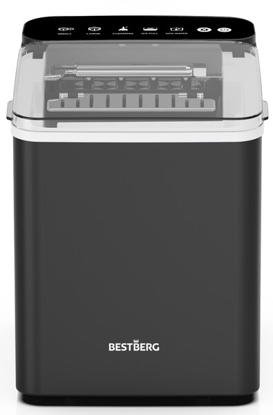 Výrobník ľadu BestBerg BBCM-11 / 150 W / 12 kg/24 hod. / čierna