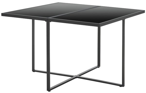 Záhradný jedálenský set 4+1 BestBerg BBGF-1011 / sivá