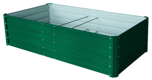 Vyvýšený záhradný záhon BestBerg VZ-800Z / 800 l / 180 x 90 x 47 cm / zelený