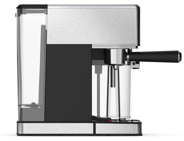 Pákový kávovar s napeňovačom mlieka BestBerg BBCF-2032 / 1350 W / 1,2 l / 20 bar / strieborná/čierna