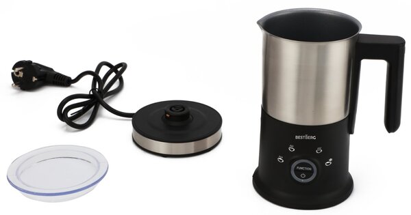 Napeňovač mlieka BestBerg BBF-1410 / 240 ml / 500 W / čierna/strieborná