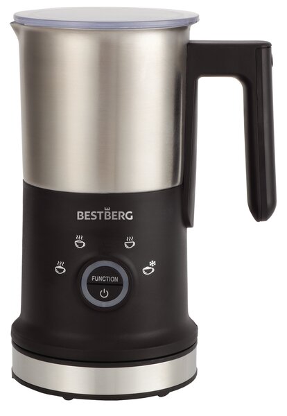 Napeňovač mlieka BestBerg BBF-1410 / 240 ml / 500 W / čierna/strieborná