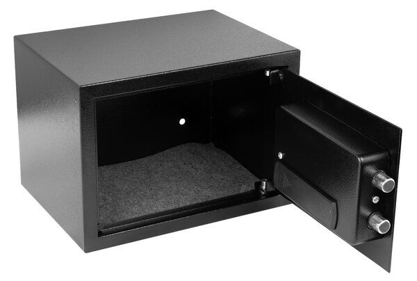 Digitálny trezor BestBerg BBSB-3C / 20 x 31 x 20 cm / čierna
