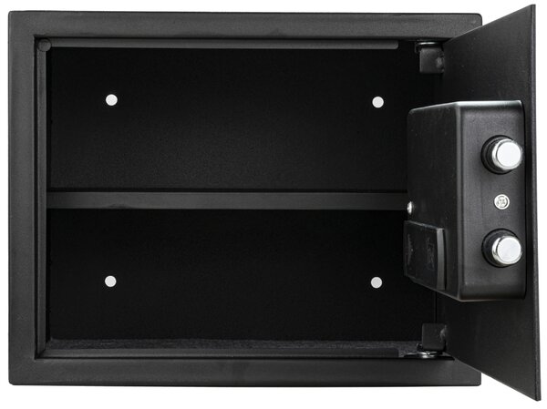 Digitálny trezor na odtlačok prsta BestBerg BBSB-2F / 30 x 38 x 30 cm / čierna