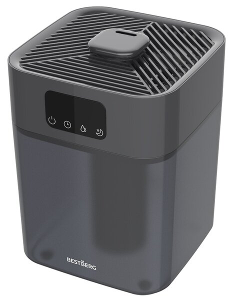 Ultrazvukový zvlhčovač vzduchu BestBerg BBAH-10G / 22 W / 5,5 l / 300 ml/h / sivá