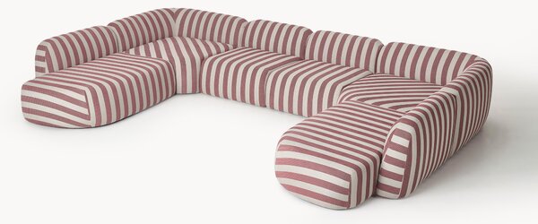 XL modulárna pruhovaná pohovka Wolke