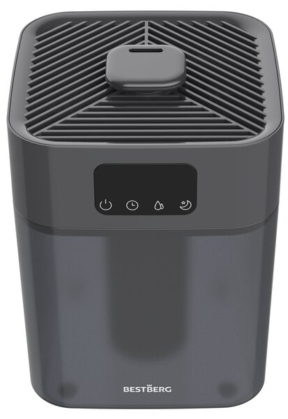Ultrazvukový zvlhčovač vzduchu BestBerg BBAH-10G / 22 W / 5,5 l / 300 ml/h / sivá