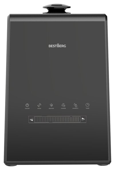 Plazmový zvlhčovač vzduchu s ionizátorom BestBerg BBAH-11B / 110 W / 5,3 l / 450 ml/h / čierna