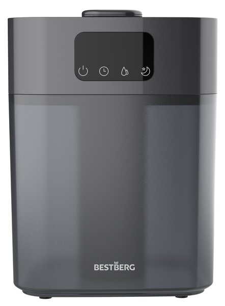 Ultrazvukový zvlhčovač vzduchu BestBerg BBAH-10G / 22 W / 5,5 l / 300 ml/h / sivá