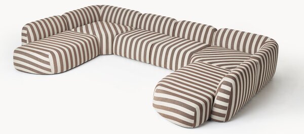 XL modulárna pruhovaná pohovka Wolke
