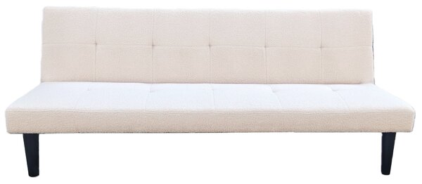Rozkladacia pohovka BestBerg BBSB-10LB / prémiová plyš / béžová