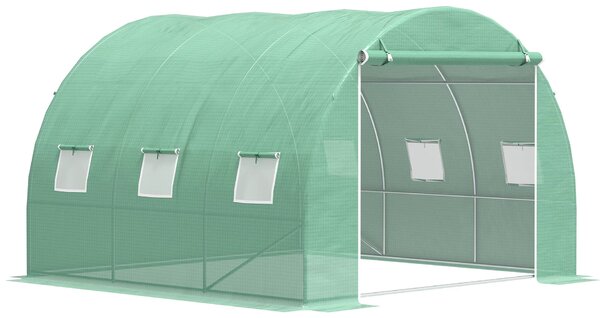 Záhradný fóliovník BestBerg BBGT‑6G / 6 m² / 3 × 2 × 2 m / zelená