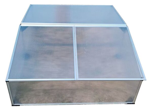 Dvojité parenisko BestBerg BBGH-120CF / 100 x 120 x 40 cm / strieborná