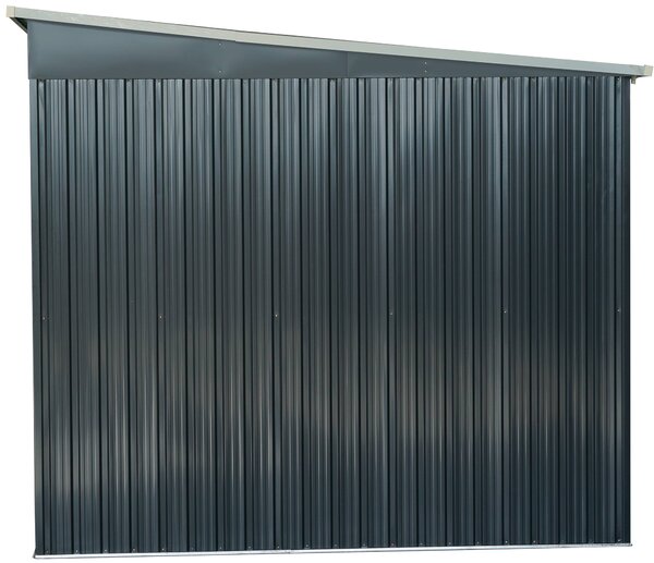 Záhradný domček BestBerg ZD‑808AW / 5,6 m² / 236 × 238 × 203 cm / antracit/biela