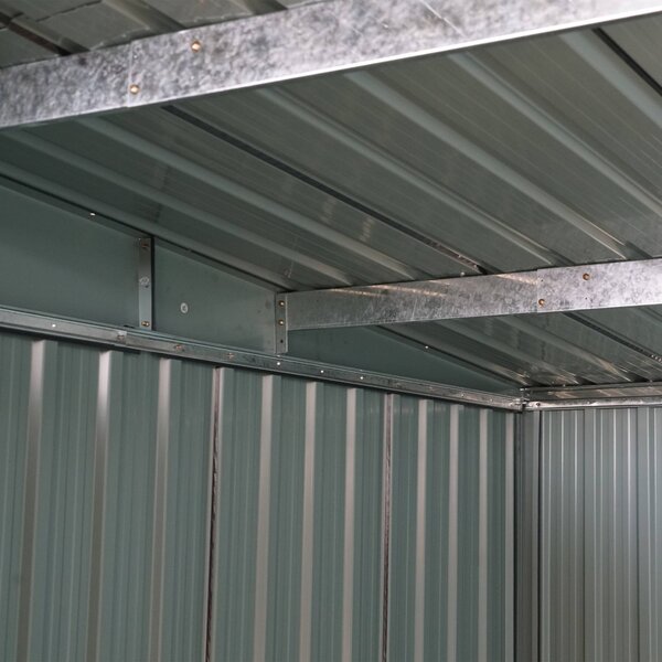 Záhradný domček BestBerg ZD‑808AW / 5,6 m² / 236 × 238 × 203 cm / antracit/biela