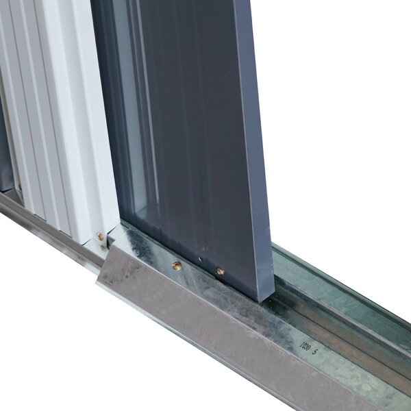 Záhradný domček BestBerg ZD‑808AW / 5,6 m² / 236 × 238 × 203 cm / antracit/biela