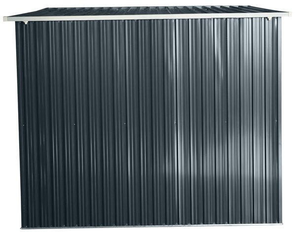 Záhradný domček BestBerg ZD‑808AW / 5,6 m² / 236 × 238 × 203 cm / antracit/biela
