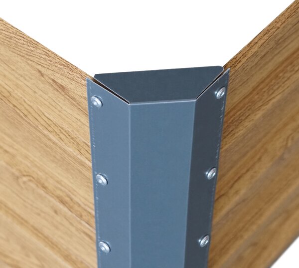Vyvýšený záhradný záhon BestBerg VZ-1250RW / 1250 l / 240 × 90 × 58 cm / dekor dreva