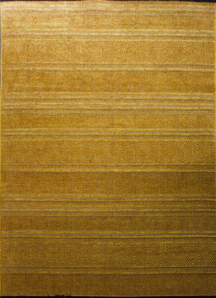 Koberec Saran G001 YELLOW – žltý vzorovaný obdĺžnik Rozmer: 60x100 cm
