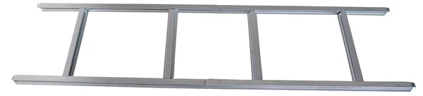 Základňa BBSH-ZDB2 pre záhradný domček BestBerg ZDB-2 / 69 × 175 cm / oceľ / strieborná