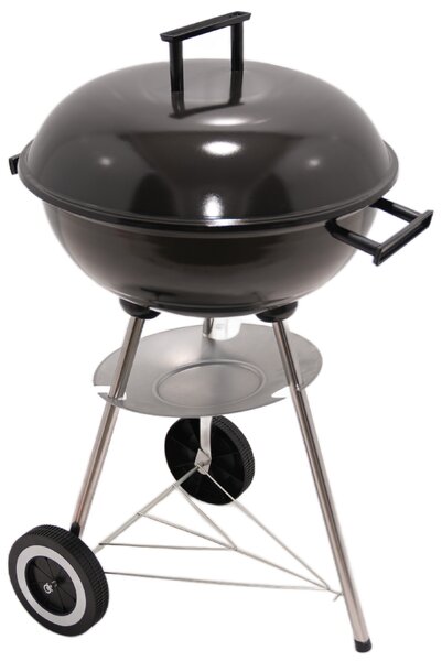 Gril na drevené uhlie BestBerg BBBQ-12B / Ø 44 cm / čierna