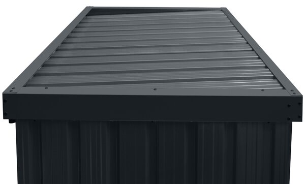 Záhradný domček BestBerg ZS-25A / 1,1 m² / 81 × 140 × 180 cm / antracitová