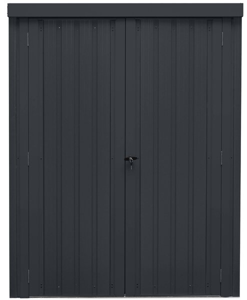 Záhradný domček BestBerg ZS-25A / 1,1 m² / 81 × 140 × 180 cm / antracitová
