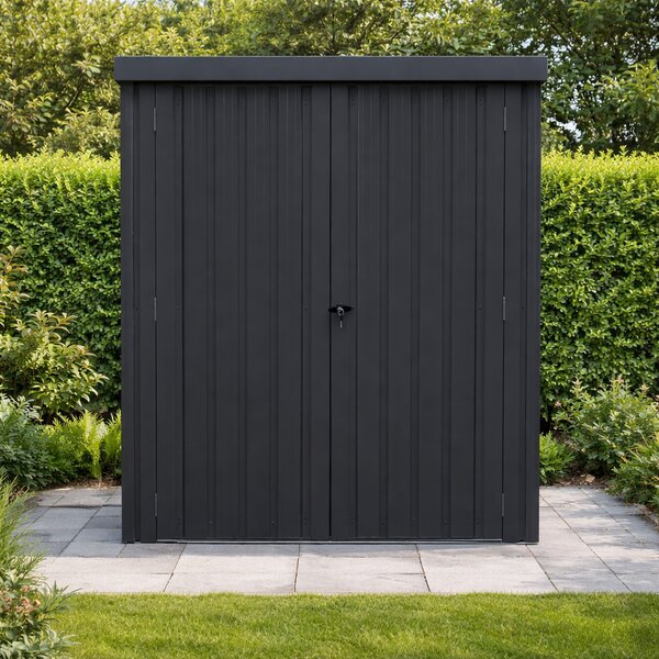 Záhradný domček BestBerg ZS-25A / 1,1 m² / 81 × 140 × 180 cm / antracitová