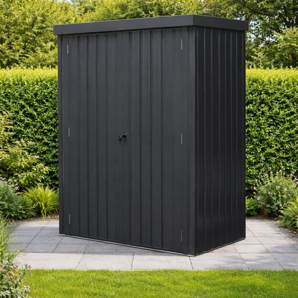 Záhradný domček BestBerg ZS-25A / 1,1 m² / 81 × 140 × 180 cm / antracitová