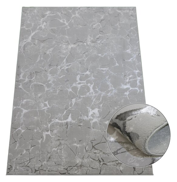 BE Koberec Esprit 3601 GREY – sivý obdĺžnikový Rozmer: 60x100 cm
