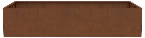 Vyvýšený cortenový záhradný záhon BestBerg BBGR-860CT / 860 l / 200 x 100 x 43 cm / corten