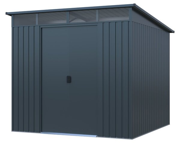 Záhradný domček BestBerg ZD-808G / 5,6 m² / 236 × 238 × 203 cm / sivá
