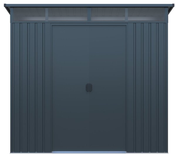 Záhradný domček BestBerg ZD-808G / 5,6 m² / 236 × 238 × 203 cm / sivá