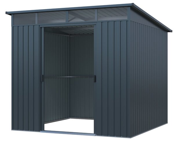 Záhradný domček BestBerg ZD-808G / 5,6 m² / 236 × 238 × 203 cm / sivá