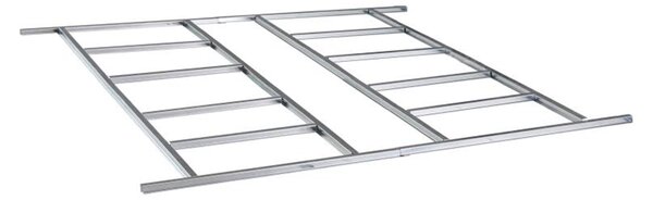 Základňa BBSH-ZDSL6 pre záhradný domček BestBerg ZDSL-6 / 200 x 216 cm / oceľ / strieborná