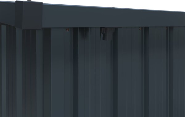 Záhradný domček BestBerg ZD-808G / 5,6 m² / 236 × 238 × 203 cm / sivá